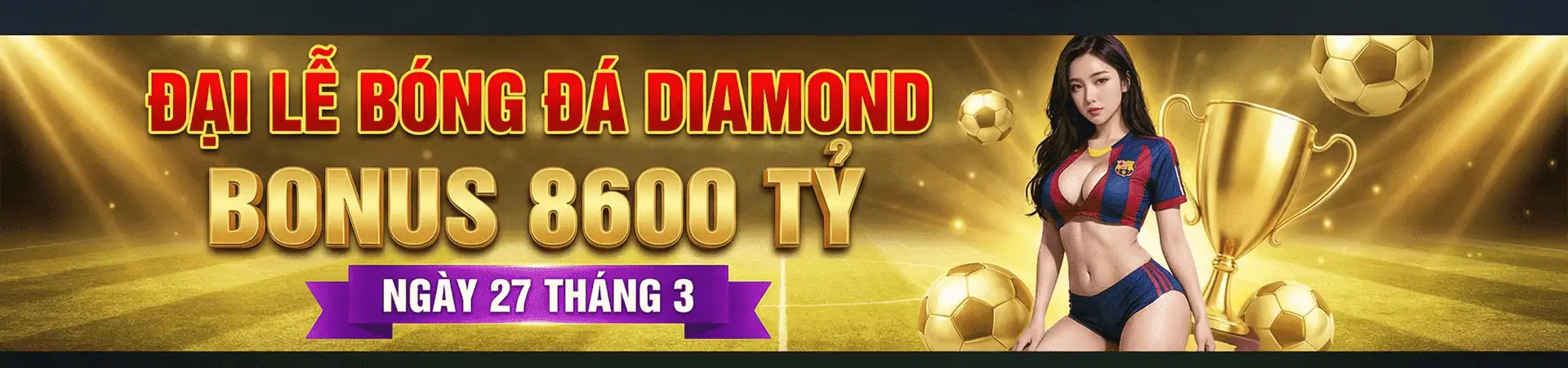 Banner nhận thưởng liền tay  cho thành viên mới